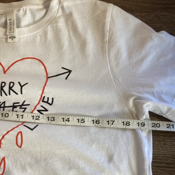 Harry Styles Inspired Fine Line Tshirt White Bella Canvas Medium White T Shirt - Picture 6 of 8